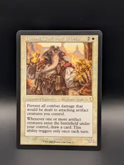 MTG - Losheel, Clockwork Scholar - RETRO FRAME - Legendary Creature - BRC #73 - Image 1