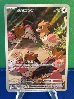 Pokemon TCG Spearow 151/132 Mega Evolution Illustration Rare - Near Mint - Image 1