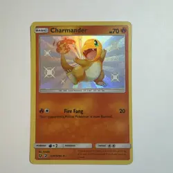 Charmander - SV6/SV94 - Pokemon Hidden Fates Sun & Moon Shiny Rare Card NM - Image 1