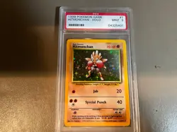 1999 Pokemon Hitmonchan PSA 9 Mint Holo #7 - Image 1
