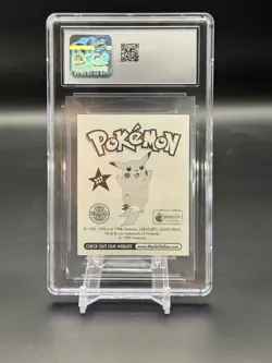 1998 Pokemon Merlin Series 1 Sticker Ash #237, CGC 9 - Image 2