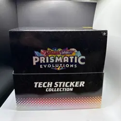 Pokemon Prismatic Evolutions Tech Sticker Collection (Lot of 12) Sealed W/Box - Image 2