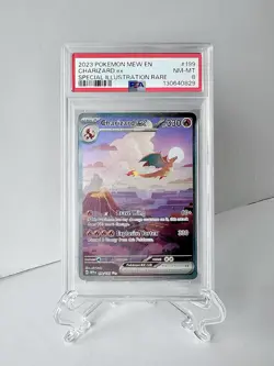 Pokemon TCG Charizard EX 199/165 151 Special Illustration Rare PSA 8 - Image 1