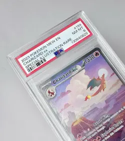 Pokemon TCG Charizard EX 199/165 151 Special Illustration Rare PSA 8 - Image 3