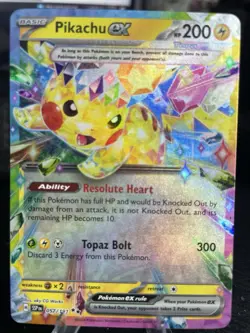 Pikachu ex 057/191 Double Rare Surging Sparks Pokemon TCG - Image 1