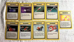 POKEMON Base Set 62 Card Lot 18 TRAINERS 19 UNCOMMONS 25 COMMONS Not Played - Image 2