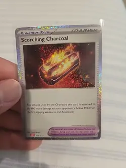 Scorching Charcoal 026/034 CLC Trading Card Game Classic Trainer Tool Pokemon - Image 2