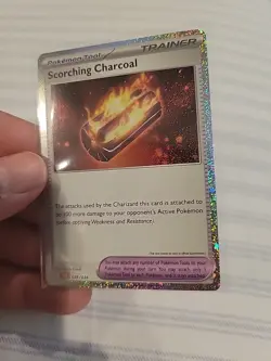 Scorching Charcoal 026/034 CLC Trading Card Game Classic Trainer Tool Pokemon - Image 3