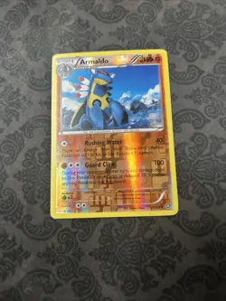 Pokemon Reverse Holo Armaldo Rare XY - Steam Siege 57/114 - Image 1