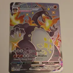 Pokemon Charizard VMAX SV107/SV122 Shining Fates Shiny Vault Full Art Holo Rare - Image 1