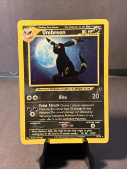 Pokemon TCG Umbreon #13/75 Neo Discovery Holo 2000 VTG WOTC MP/HP - Image 1
