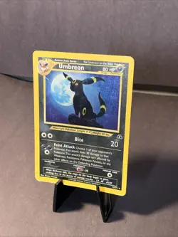 Pokemon TCG Umbreon #13/75 Neo Discovery Holo 2000 VTG WOTC MP/HP - Image 2