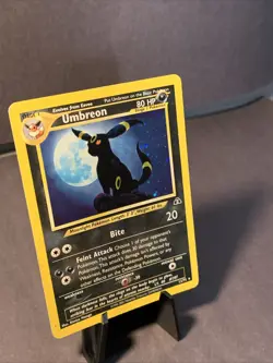 Pokemon TCG Umbreon #13/75 Neo Discovery Holo 2000 VTG WOTC MP/HP - Image 3