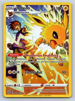 Jolteon TG04/TG30 Holo Swsh09 Trainer Gallery Brilliant Stars *NM* POKEMON TCG - Image 1