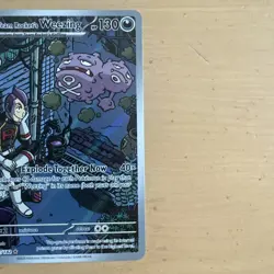 Team Rocket’s Weezing 199/182 Illustration Rare Pokemon TCG Destined Rivals - Image 3