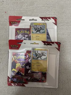 ONE Pokemon Destined Rivals 3 Booster Pack Blister Zebstrika Pokemon NEW SEALED - Image 1