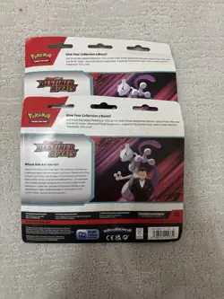 ONE Pokemon Destined Rivals 3 Booster Pack Blister Zebstrika Pokemon NEW SEALED - Image 2