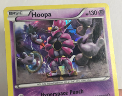 Pokemon TCG Steam Siege Cracked Ice Holographic Hoopa 51/114 Light Played - Image 2