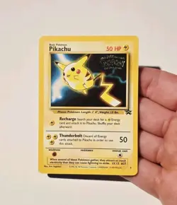 Pokemon Pikachu #4 WoTC Black Star Movie Promo MP - Image 3