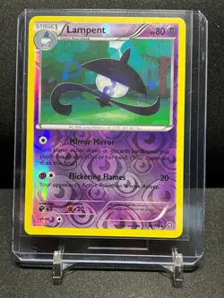 Lampent 49/114 Reverse Holo Pokemon 2016 Steam Siege LP - Image 1