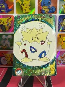 Pokemon Vintage Vending Machine Holo prism Nintendo 1998 Bandai Rare sticker - Image 2