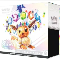 Pokemon Center Exclusive PRISMATIC EVOLUTIONS ETB Elite Trainer Box Sealed - Image 1