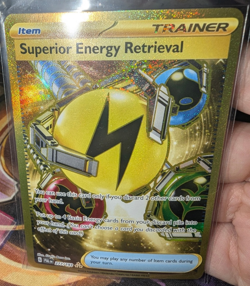 Superior Energy Retrieval 277/193 Hyper Rare Secret Gold - Paldea Evolved - NM - Image 2