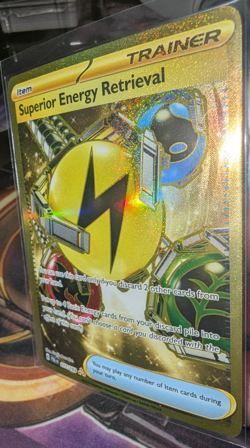 Superior Energy Retrieval 277/193 Hyper Rare Secret Gold - Paldea Evolved - NM - Image 3