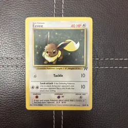 Pokemon TCG - Eevee - 55/82 - Team Rocket - NM Unlimited Common (2000) - Image 1