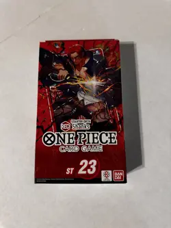 One Piece TCG Red Starter Deck 23 Shanks ST-23 OP-11 New Sealed Shanks - Image 1