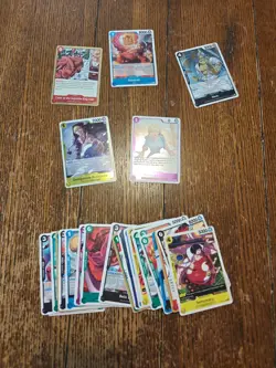 One Piece tcg 35 Cards Bulk Lot Collection Mixed - Image 1