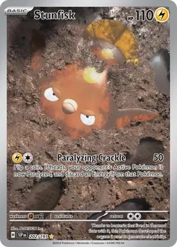 Stunfisk 202/191 Illustration Rare Card - Surging Sparks Set - Pack Fresh - Image 1