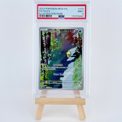 Pokemon 2023 Mew EN Psyduck Illustration Rare Card #175 PSA 9 - Image 1