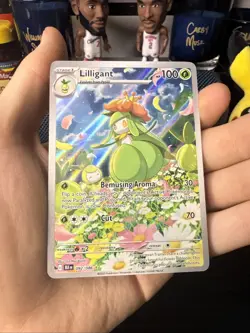 Pokemon TCG Lilligant 092/086 Black Bolt IR Holo Full Art Card Near Mint - Image 1
