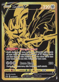 SWSH: Sword & Shield Promo Cards #SWSH076 Zacian V - Image 1