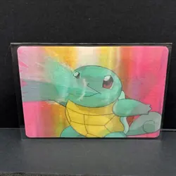 1998 Pokemon Video Pioneer Lenticular Squirtle Viz Promo Card Pika-0023D NM - Image 1