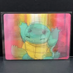 1998 Pokemon Video Pioneer Lenticular Squirtle Viz Promo Card Pika-0023D NM - Image 2