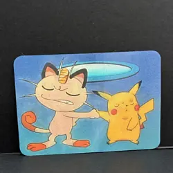 1998 Pikachu & Meowth Pioneer Viz Video DVD Pokemon Promo Card #0032D Read - Image 4