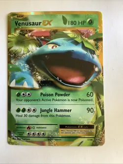 Pokemon TCG Venusaur EX Holo Ultra Rare Card 1/108 Evolutions - Image 1