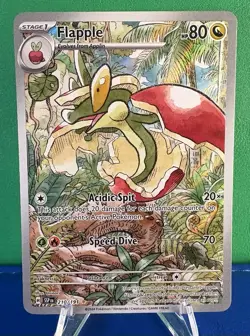 Pokemon TCG Flapple 210/191 Surging Sparks Illustration Rare Card (NM Condition) - Image 2
