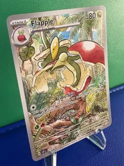 Pokemon TCG Flapple 210/191 Surging Sparks Illustration Rare Card (NM Condition) - Image 3