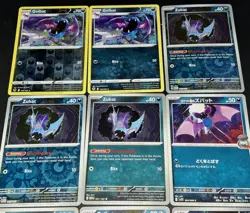 Zubat & Golbat Pokemon TCG Mixed 9 Card Lot Pokeball, Reverse Holo Etc - Image 3