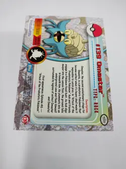 MINT Omastar #139 -Pokemon Topps Card TV Animation Series 3 Non HolO Blue Logo - Image 3