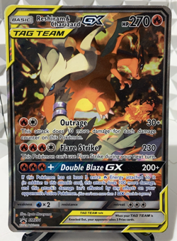 Reshiram & Charizard GX SM201 Jumbo Cards Holo - Image 1