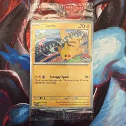 Pikachu SVP 190 Black Star Promo - World Championships 2024 Sealed Pokemon Card - Image 1