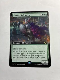 Selfless Safewright (Extended Art) - Lorwyn Eclipsed MTG Plus Bonus Card!!! - Image 1