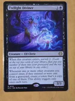 MTG Lorwyn Eclipsed ECL 122 Twilight Diviner - Rare Non-Foil - Image 1