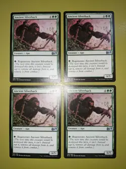 Ancient Silverback x4 Magic 2015 Core Set M15 4x Playset Magic the Gathering MTG - Image 1