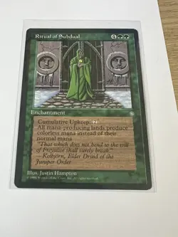 MTG Ritual of Subdual Ice Age Regular Magic the Gathering - Image 1