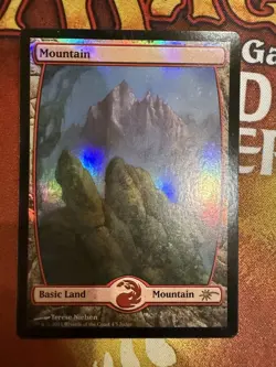 MTG - *NM* Judge Promos (JDG) - Mountain - Full Art Foil - Terese Nielsen - Image 1